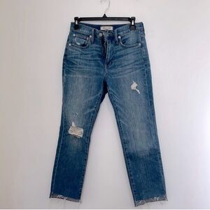 The High-Rise Slim Boy Jean by Madewell.